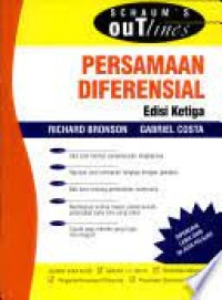 Image of TEORI DAN SOAL : PERSAMAAN DIFERENSIAL ED.3